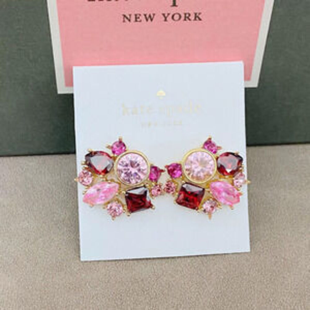 kate spade Trendy Full Diamond Red Garnet